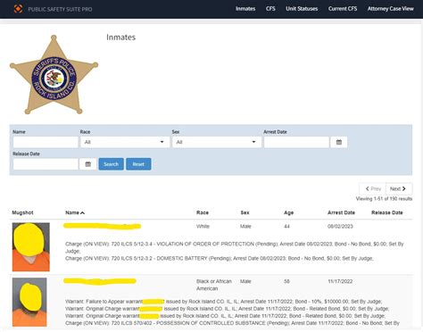 Rock Island County Jail Roster Lookup, IL, Inmate Search