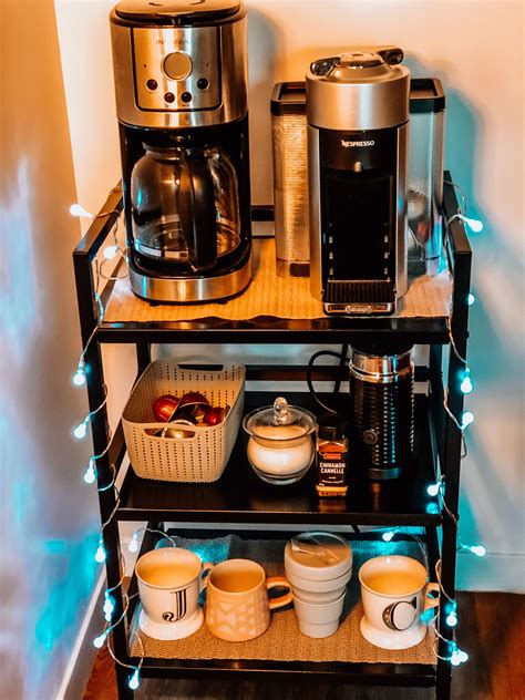 Small coffee station | Diy coffee station, Coffee bars in kitchen ...