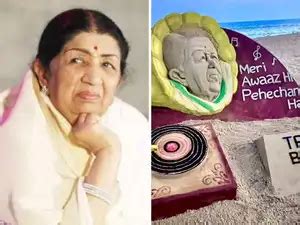 Lata Mangeshkar News: Lata Mangeshkar's First Death Anniversary: Sand ...