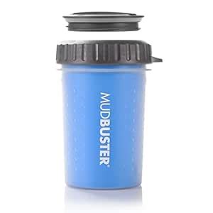 Buy Dexas Lidded MudBuster Portable Dog Paw Cleaner, Medium, Pro Blue ...