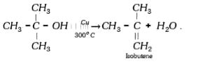 On passing vapours of an organic liquid over finely divided Cu at 573K ...