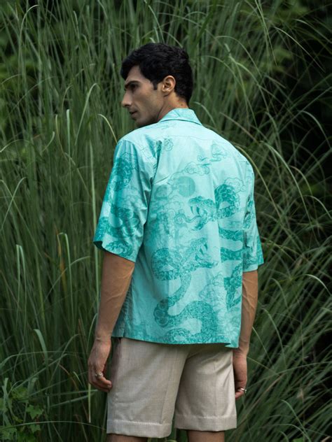 Light Blue Snake Shirt – audstro