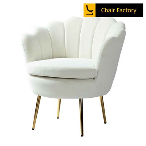 Buttercup white gold legs chair Dining & Accent Chair | Chair Factory
