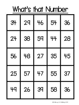 Image result for Number Names for 2 Digit Numbers