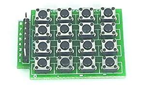 A Set of 2 (4x4) Matrix Button Keypad(Tactile Switch) for Arduino ...