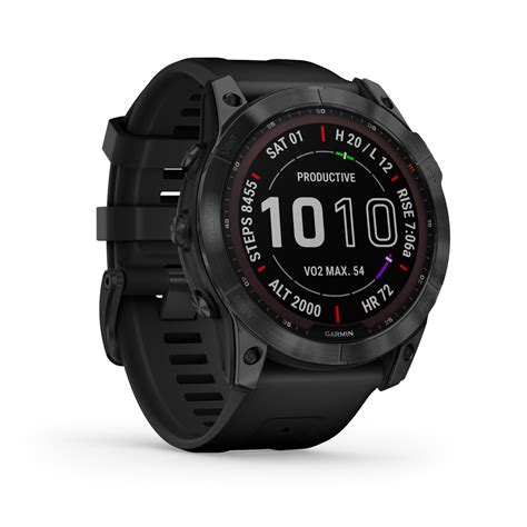 Garmin Fenix 7X Sapphire Solar (Black DLC Titanium with Black Band) (010-02541-23, EMEA) - Tech Cart