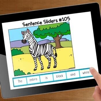 Animals Sentence Scramble | Google Slides™ Sentence Building Activity