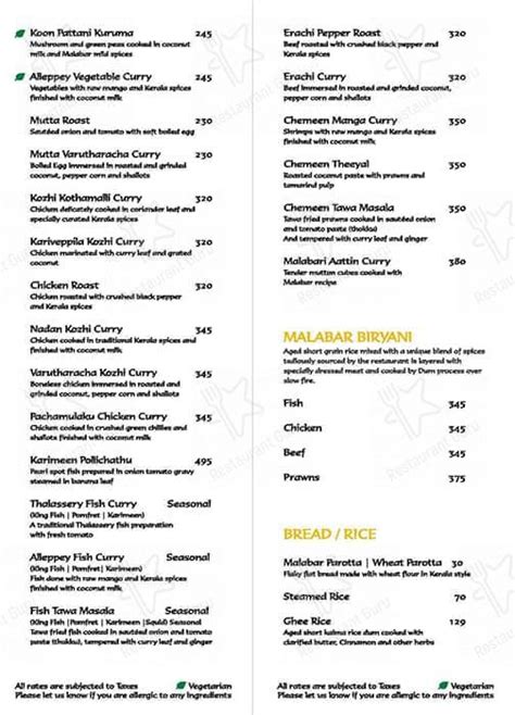 Menu at Salt Mango Tree, Bengaluru, 1st Floor