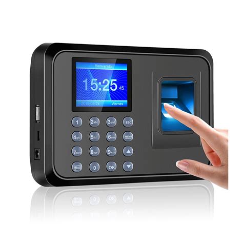 Time Card Machine, Biometric Fingerprint Password Recognition Device ...