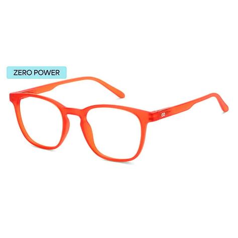 Buy Blue Block Zero Power Screen Glasses : Blaze Full Rim Square ...