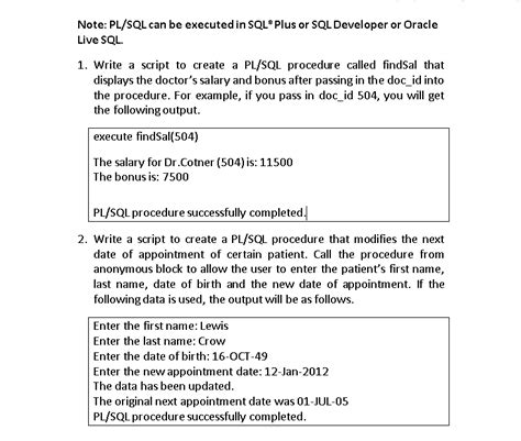 How to Call a PL SQL Procedure in JavaScript Code 的图像结果