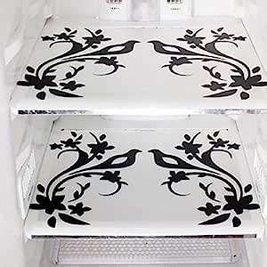 Kuber Industries PVC Birds Design Refrigerator Mat Set (Multicolour ...