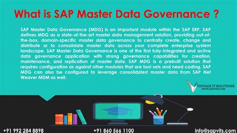 PPT - SAP Master Data Governance PPT | SAP MDG Study Material in Pune ...