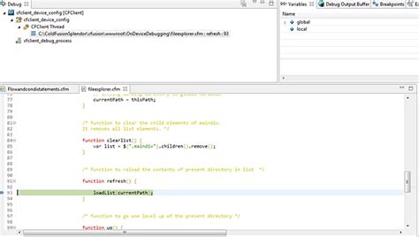 Debugging Application 的图像结果