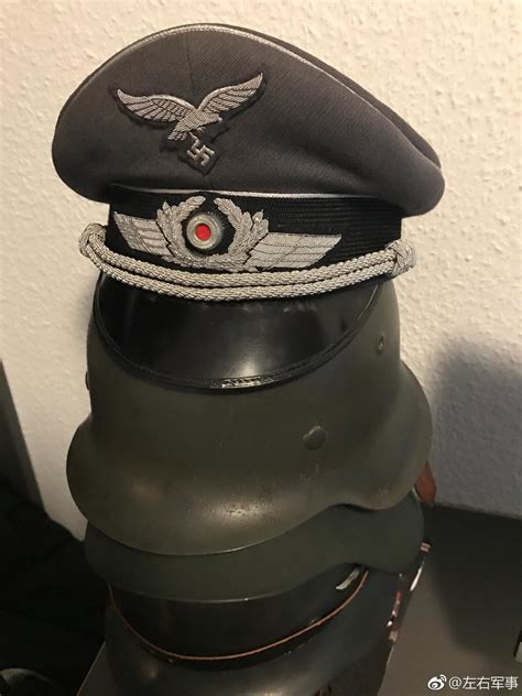 po主收的一顶大头围二战德国空军后期原品大檐帽。|原品|大檐帽|空军_新浪新闻