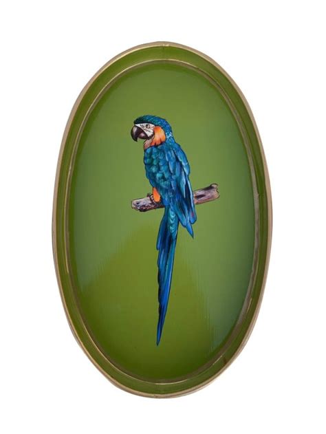 Fauna hand-painted iron tray - Les Ottomans - Home | Luisaviaroma