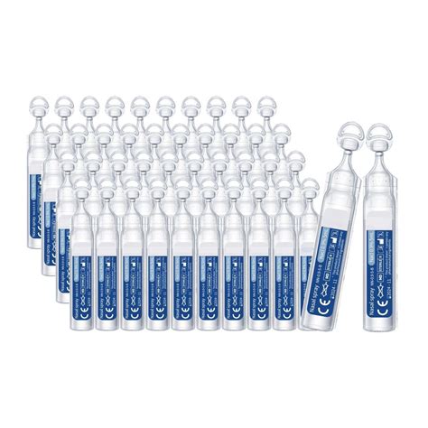 Disposable CE Sterile Eyewash Nasal Irrigation Solution Bfs Sodium Chloride Nacl Saline Solution ...