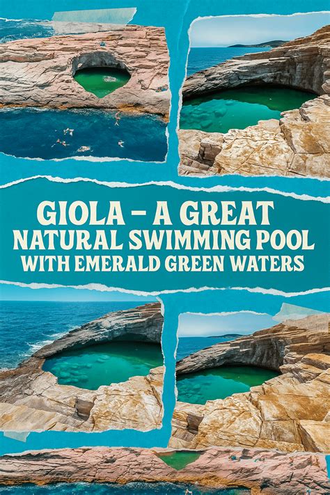 Giola a great natural swimming pool with emerald green waters | GooGreece