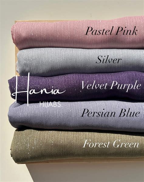 Turkish Shimmer Hijabs – HANIA HIJABS