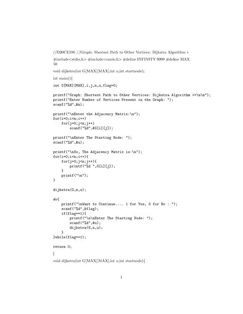 Image result for Dijkstra Algorithm Program in C