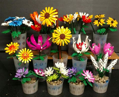 floral art lego