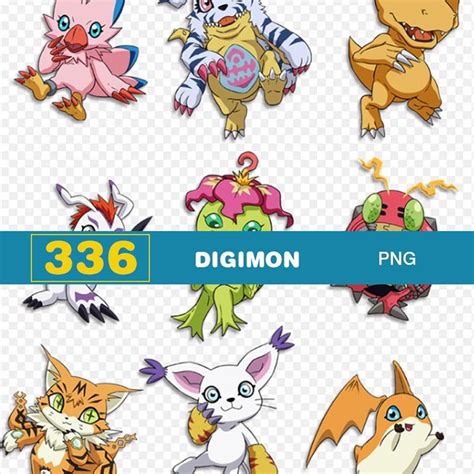 300 Digimon Adventure Png Bundle, Agumon Gabumon Clipart, Transparent ...