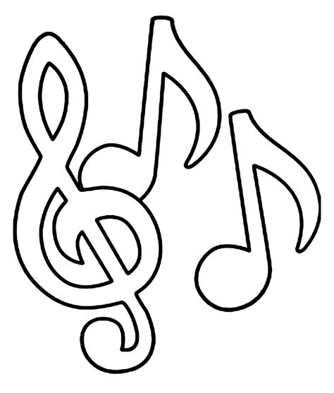 Music Notes Coloring Pages 的图像结果