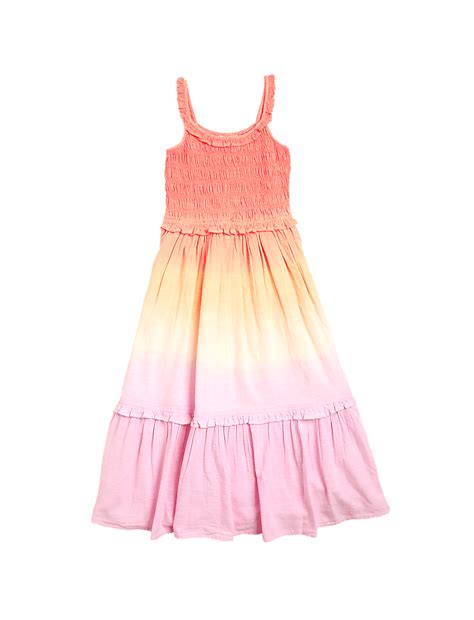 Buy Pure Cotton Tie Dye Maxi Dress (6-16 Yrs) at Marks & Spencer