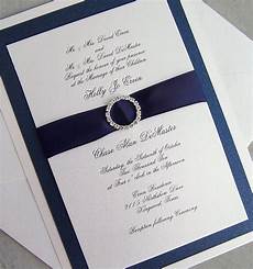 Navy Wedding Invitation Kits by Wedding Invitation Rhinestone Wedding Invitation Navy Wedding Invitation Kits