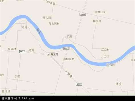 南阳市邓州市地图