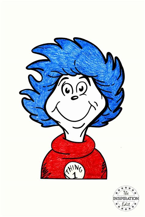 Dr Seuss Thing 1 And 2 Coloring Pages
