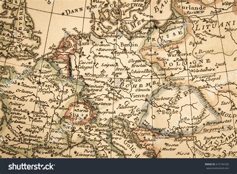 Old Map of Europe 的图像结果
