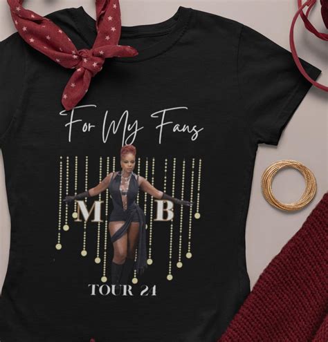 Mary J Blige Graphic Shirt, Mary J Blige, for My Fans Tour 2025 T-shirt ...