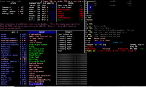 Ncursesmenu Example 的图像结果