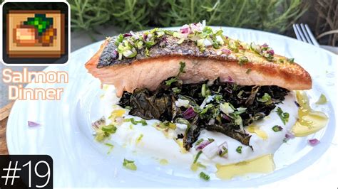 Salmon Dinner - Stardew Valley Recipe #19 - YouTube