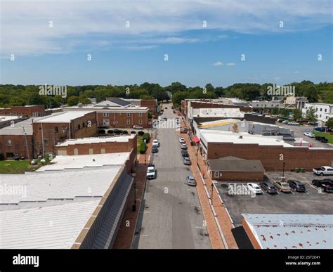 Sunny Daytime Drone Images of Louisburg, North Carolina: Travel, Real ...