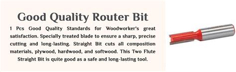 ISC Long 8mm Shank Double Blade Wood Working Straight Router Bit ...