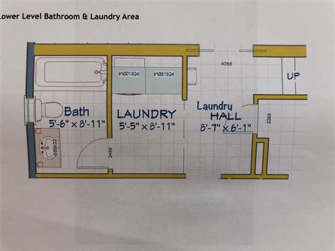 Laundry Bath Floor Plans