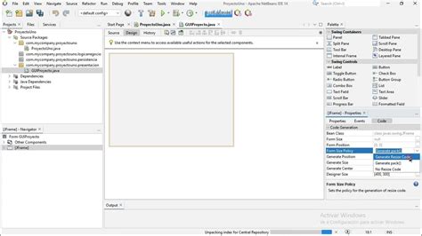 Image result for JInternalFrame NetBeans