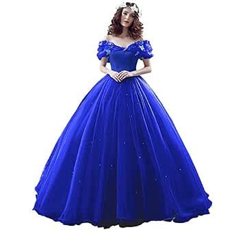 Buy Plus Size Off Shoulder Cinderella Prom Quinceanera Dress Ball Gown ...