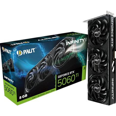 Palit Microsystems GeForce RTX 5060 Ti Infinity 3 3 x DP 3 x HDMI 8GB ...