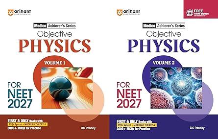 Buy Arihant - NEET Objective Physics - Volume - 1 + Volume - 2 By DC ...