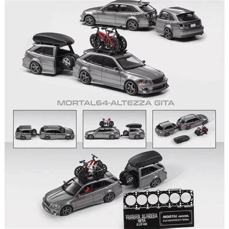 Mortal Model 2025 HEC 1:64 Diecast Toyota Altezza Gita Lexus IS200 ...