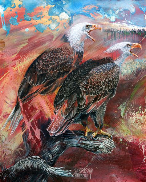 Eagle Painting Abstract