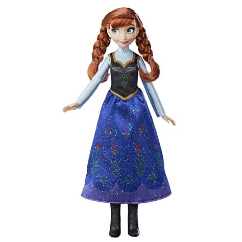 Disney Frozen Anna Classic Fashion Doll for Kids Ages 3 and up, Includes Outfit and Shoes ...