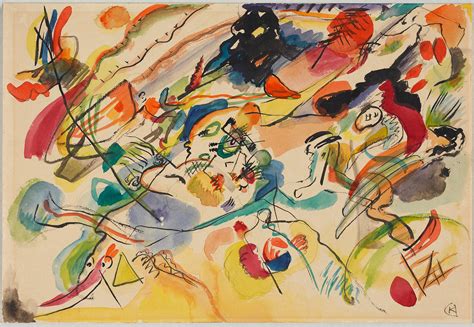 Wassily Kandinsky Compositie Vii Compositie VII Schets 1 Wassily