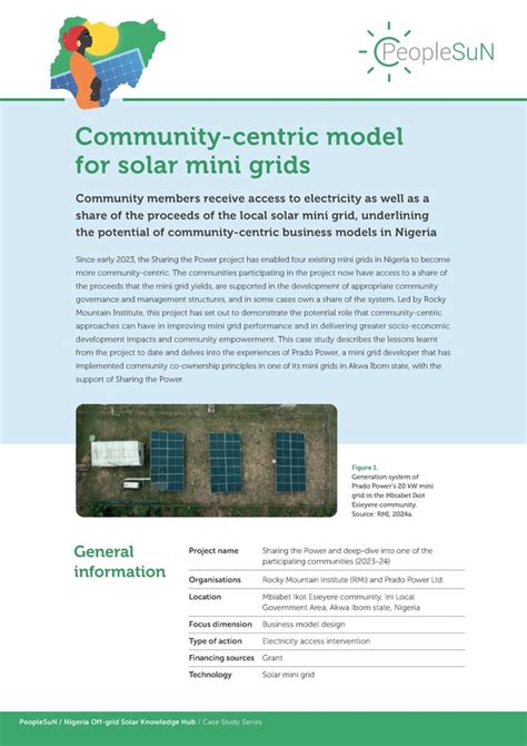 Case Studies Overview of the Nigeria Off-Grid Solar Knowledge Hub ...