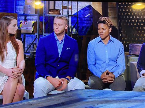 I LOVE that they sat “Iron Man” Nate next to “shut it down” Angele for ...