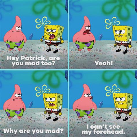 Patrick Star I Cant See My Forehead