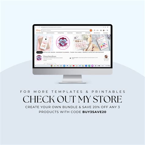 Electronic Thank You Cards With Customizable Text and Coupon - Etsy